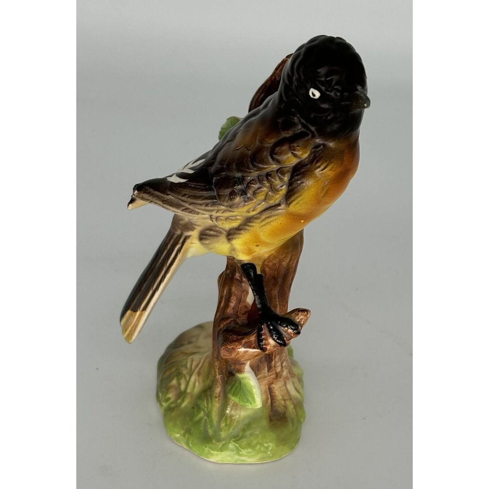 Antique Japan Japanese Olimco Ceramic Porcelain Yellow Bird Figure Figurine